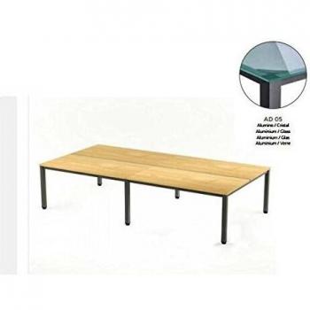 Rocada Executive Tisch Mehrfacharbeitstisch 320x163x73cm grau