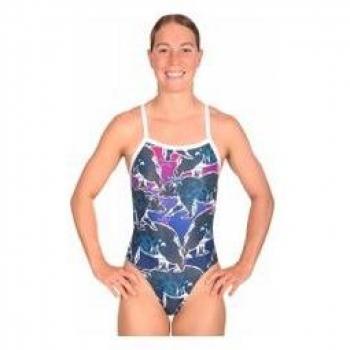 Costume Intero Mako Aumakua – Donna, Blu & Viola