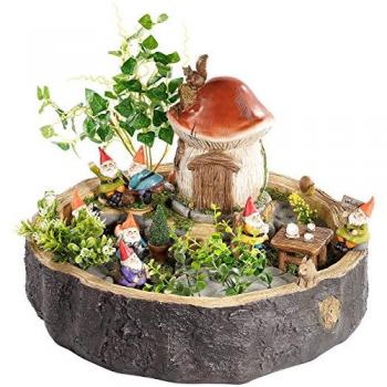 Souche décorative – Royaume des Champignons – Collection de Nains