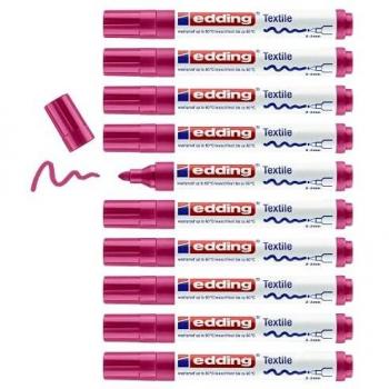 Edding Kreativfilzstift Karminrot 3 mm Rundspitze, Einzelpackung