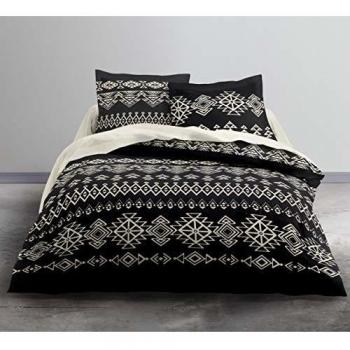 Parure de Lit 220x240 + 2 Taies d’Oreiller Coton