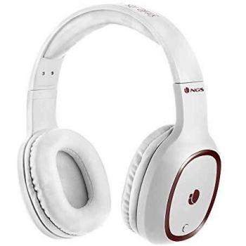 NGS Artica Pride White – Kabelloser Kopfhörer mit integrierter Mikrofonfunktion,
