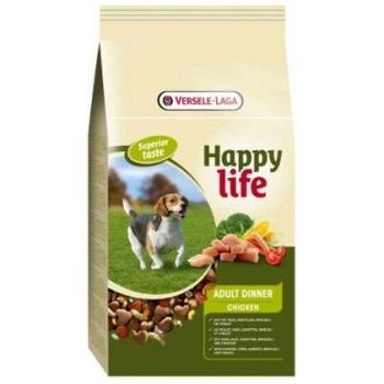 Happy Life Hondenvoer Volwassen Kip 15 kg