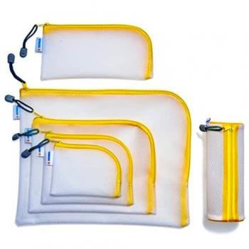 HERMA Mesh Bags Universaltasche DIN A4 gelb