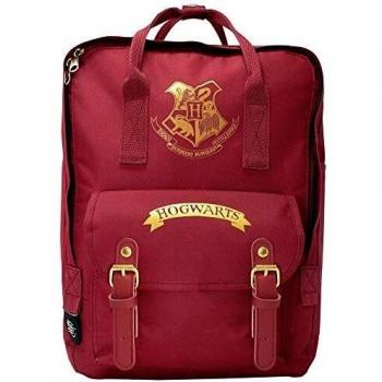 Harry Potter Premium Backpack School Bag Laptop Bag Burgundy Red Gryphondorf