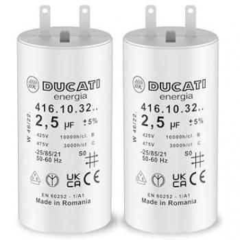 Condensateurs 2,5 uF pour Volets Roulants SOMFY, SIMU, NICE