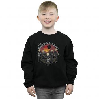 Schwarzes Star‑Wars‑Cantina‑Band‑Tee für Jungs (9‑11 Jahre)