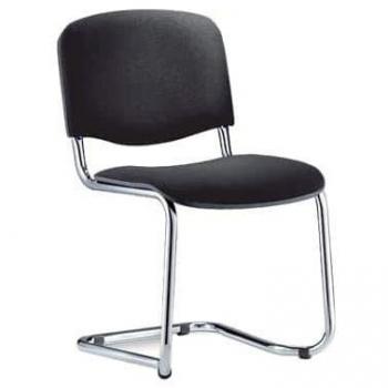 Nowy Styl Besucherstuhl Iso Swing Chrom Schwarz 2er Set
