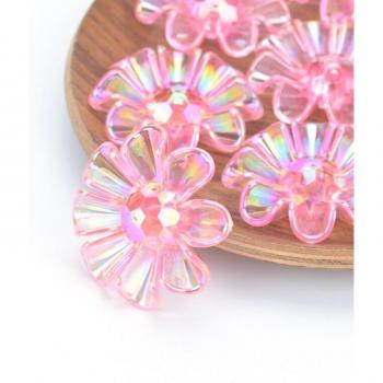 Acrylic Petal Flower Gems for Jewelry
