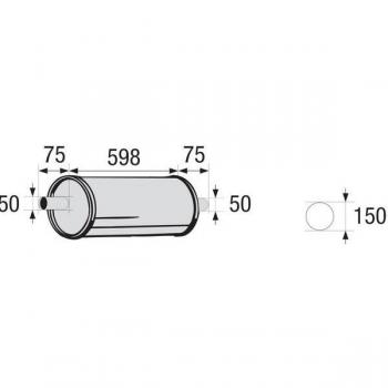 Panela universal de escape VEGAZ US-684