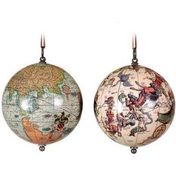 AUTHENTIC MODELS Mini Globus Hängend: Erde und Sterne