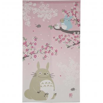 Rideau Noren « Totoro & Sakura » – Mélodie Printanière