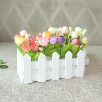 Blumen-Halfter aus Holz für den Garten