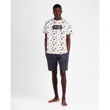 Admas Neon Graffiti Pyjama Shorts für Kinder