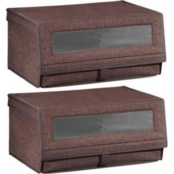 Boîte de rangement pour chaussures en tissu, grande taille