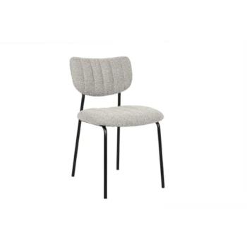 NORA-YA 2x – Gris doux – Cadre métallique – Style minimaliste
