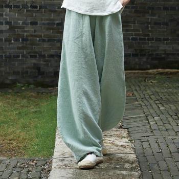 Comfortable Wide Leg Linen Pants for Women