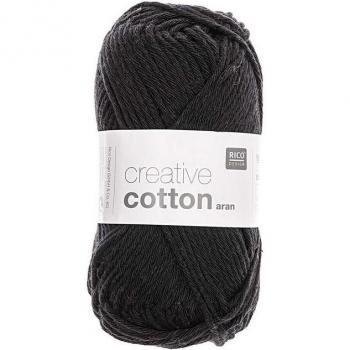 Création Cotton Aran – Pelote Tricot Noir