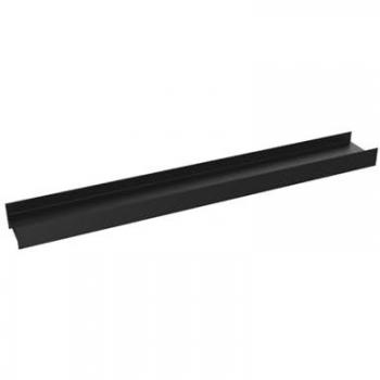 Rampa Doccia con Doppie Rigole Emco Aura, 800 mm, Nero