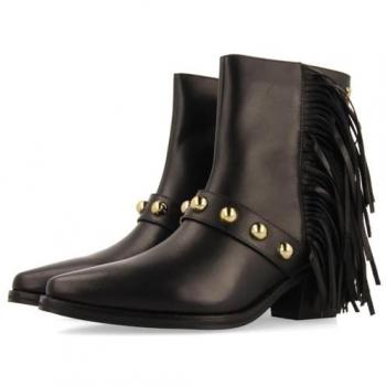 Stivaletti Gioseppo Clarksville in Pelle Neri EU 38