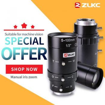 2.0 Megapixel 5-100mm Manual Iris Varifocal Lens for CCTV