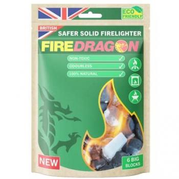 Bloques de Fuego Sólido FireDragon 6 Unidades