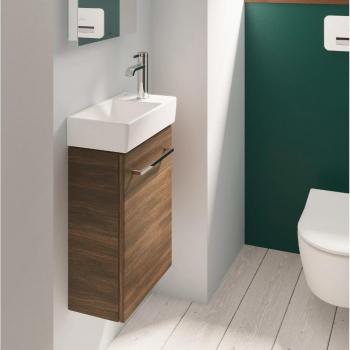 Avento Lavamano 36x22 Bianco Alpino con Foro Miscelatore