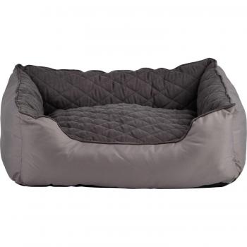 Abby Hundesofa – Grau, abwaschbarer Bezug, 1‑Größe, 30 °C