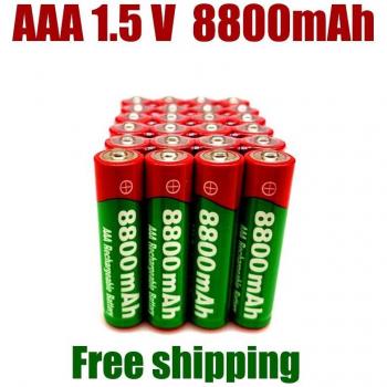 Super‑Durable AAA 1.5V Rechargeable – 8800mAh for LEDs, Toys & MP3 Players
