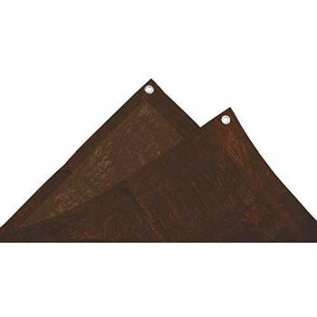 TEC HIT 885208 – Bâche lourde, bois, 140 g/m², 2 × 8 m – Marron