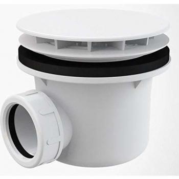 Sifone a trappola bianco A49B, diametro 90 mm