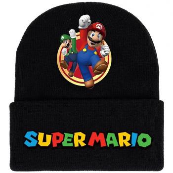 Gorro de Tejer Estilo Mario Bros