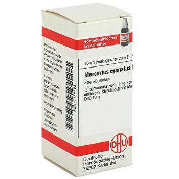 Mercurius Cyanatus D30 10 g Globuli – Hausapotheke