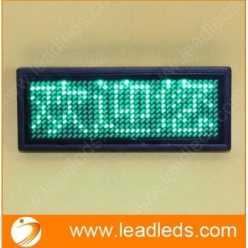 Mini Badge Vert LED Programmable USB