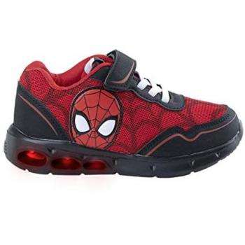 Baskets Spiderman Rouge avec Lumières