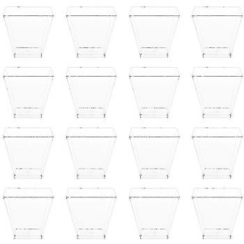 Couvercles Transparent Toyvian – 25 Mini Récipients de Dessert (5×5×4,5 cm)