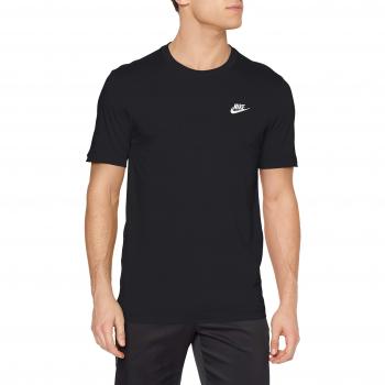 Nike Sportswear Club Short Sleeve T-shirt Black / White male 2XL