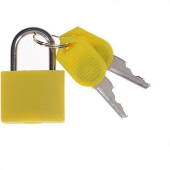 Candado Portátil de Acero Resistente, 6 Opciones de Color
