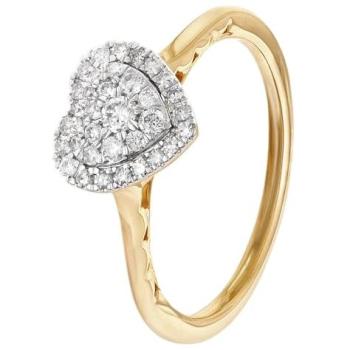 GlitzHerzglanz Diamantring 33 / 8K Gold (Damen)