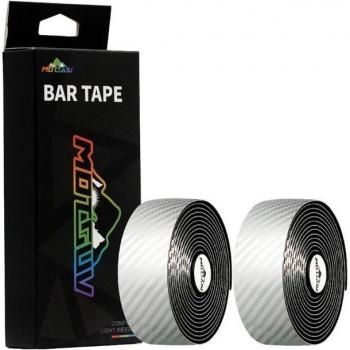 Carbon Pattern Bike Handlebar Straps with Shock Absorption