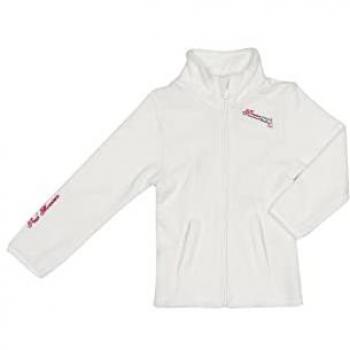 Peak Mountain Blouson Gadara – Veste polaire fille – Blanc – 16 ans – Longues manches – Respirante