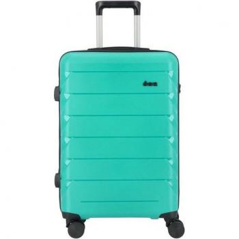 Turquoise 64cm D&N 4100 Four‑Wheel Rolling Trolley – Medium