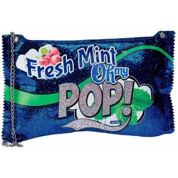 Bolso bandolera Oh My Pop! Mint Bubblegum en azul oscuro