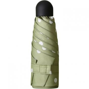 Lightweight Flat Dot Print Folding Umbrella