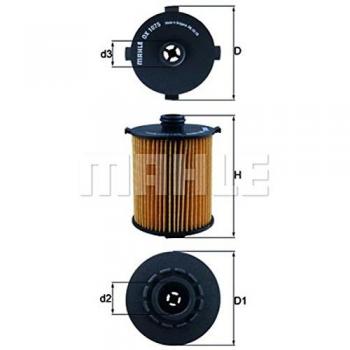 Mahle Oil Filter OX 1075D