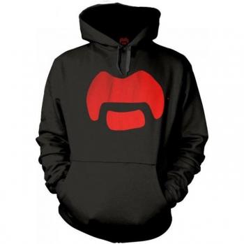 Felpa unisex con cappuccio e baffi Frank Zappa