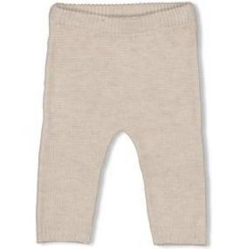 Pantaloni Little Duck in maglia Taupe melange