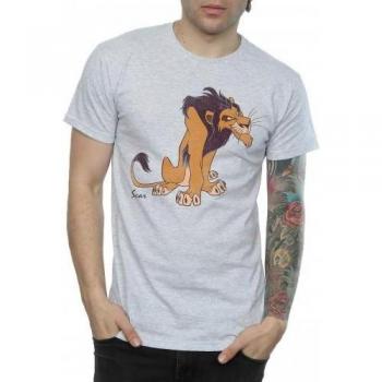 The Lion King Mens Classic Scar Heather T-Shirt