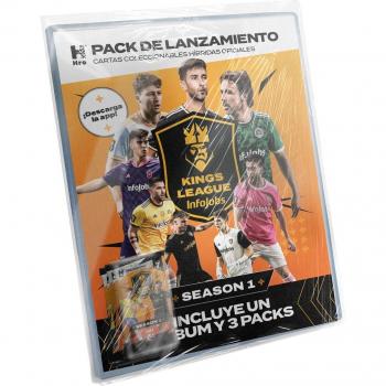 Kings League Starter Pack: 3 Cartas y Álbum