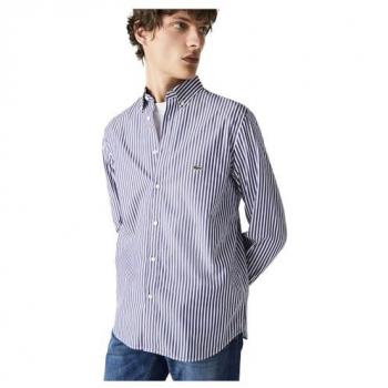 Camicia a righe bianco-navy